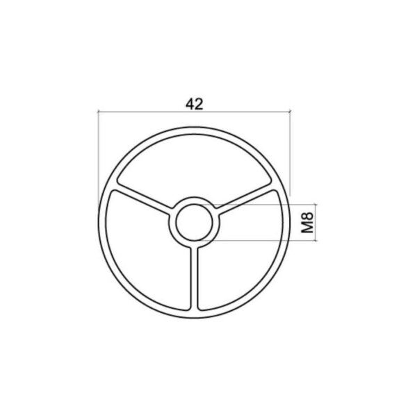 Buis glad Ø40 mm - 6 m - Afbeelding 3