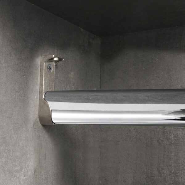Hanging rail tube end support, oval - Afbeelding 2