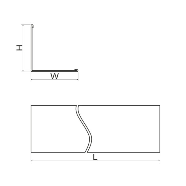 Structure for ceiling system L - profile - Afbeelding 3
