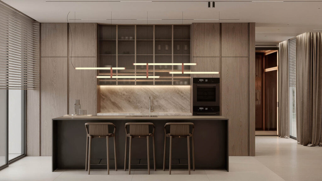 modern keuken materiaal